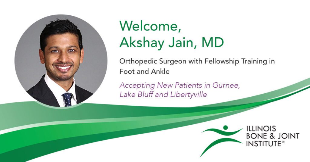 Welcome Akshay Jain, orthopedic surgeon
