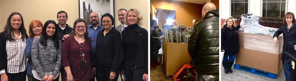 ibji cares donates crutches overseas