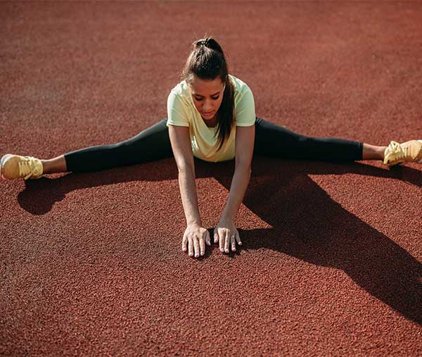groin and long abductor muscle stretch